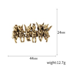 Vintage Angel Shape Brooch Women Jewelry Matte Metal Pin Coat Collar Accessories