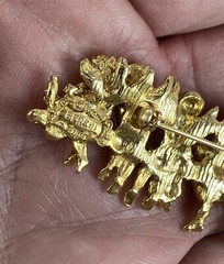 I Am Edgar Berebi All 4 Vintage Pin brooches All In A row Angel Great price