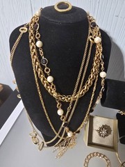 Special, Wow Gold Tone Jewelry lot Some signed