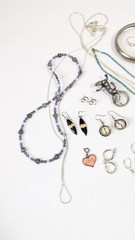 Mixed Silver Toned Jewelry Lot Some Marked 925