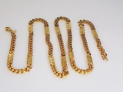 Vintage Monet Gold Tone Long Chain Necklace, Gift for Her, Jewelry