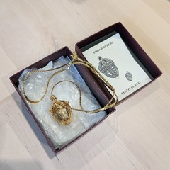 Vintage Edgar Berebi Festival Egg Pendant Necklace First Folio Edition