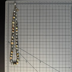 Vintage Glass Bead Necklace • Anne Klein • Iridescent • Gift For Her