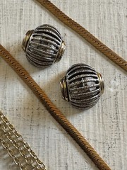Vintage To Now Gold Tone Wearable Costume Jewelry Lot 9 Pieces