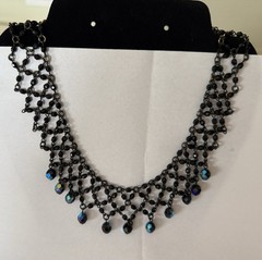 Victorian Reproduction Faux Jet Necklace