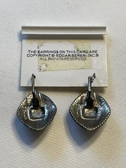 Vintage Edgar Berebi Colors In Art Earrings