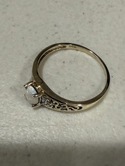 Vintage T&C 10k Gold Opal Ring Size 6.75