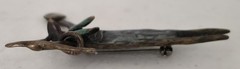 Bill Worrell Signed 2.5″ Shaman #116 Brooch Pin Patinaed Bronze 1996