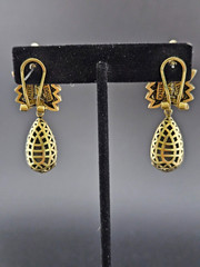 Heidi Daus “MULTI GEMSTONE VINTAGE STYLE EARRINGS”