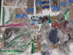 12lbs Bulk Lot Of 100+ Vintage Gold Plated Necklace Silver Modern Beaded Womens