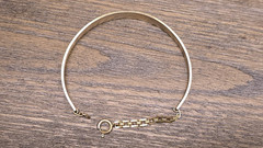 Jacoby Bender Gold Tone Women’s Engravable ID Bracelet 1960’s Unused Unsigned