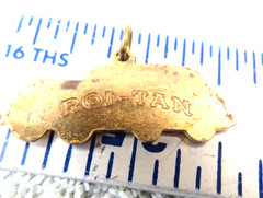 ROI-TAN Good Luck Charm CAR Pendant-Vintage- Gold Finish