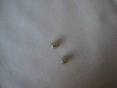 VINTAGE 6MM ROUND BRILLIANT CUT DARK BLUE CZ STERLING SILVER PRONG STUD EARRINGS