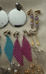 Vintage To Now Lot Of 26 PRs Clip On Earrings Lightweight Dangle Multiple Colors