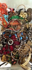 Jewelry Lot Good Wear Resell Brooch Art Estate Vintage Modern 5 Pc NO Junk – BUY