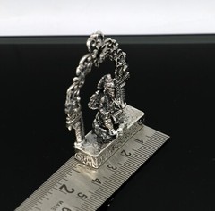 925 pure silver Lord Ganesha statue, figurine, puja article home temple art01