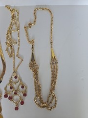 Vtg & Modern Goldtone & Other Jewelry Lot Earrings Necklaces