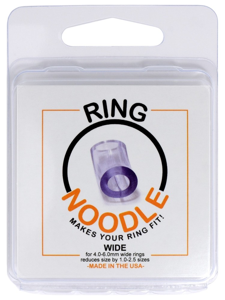 RING NOODLE – Ring Guard, Ring Size Reducer – Package of 3 (WIDE)