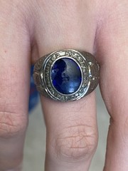 Vintage Sterling United States Air Force Military World War II WWII Ring