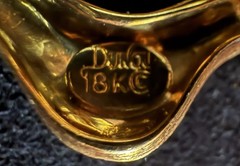 Henry Dunay 18K Gold Brooch Pin Amazing Rare Piece Beatuiful US Seller A+++