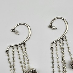 Vintage Earring Lot Long Ear Cuff Belly Dancer Hoho flamboyant Sexy
