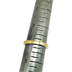 10k Yellow Gold Diamond Stackable Woman Band Ring 3 mm Size 7