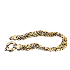 Vintage Sterling Silver Chain Bracelet Signed Made in Italy 16 grams