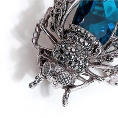 Crystal Insect Brooch Beetles Brooches Pin Fashion For Women Pins Scarf Jewelry
