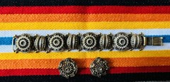 Vintage Bracelet and Earring Set