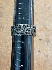 4g Vintage 925 Sterling silver NATIVE AMERICAN ? Storyteller Ring sz 5.5