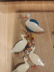 Vintage Hand Signed Lunch At The Ritz Ducks Pierced Ears