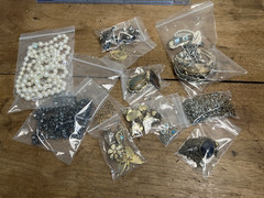 1 lb 3 oz Vintage Costume Jewelry Lot