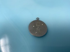 Vintage Sterling Silver Happy Birthday Red Gemstone January July Charm 5g
