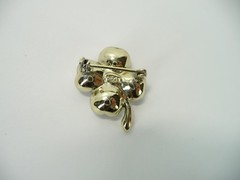 Estate Vintage Signed WEISS Clear Rhinestone Floral Brooch USA Seller