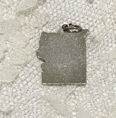 Vintage Yellowstone Park Charm Enameled Souvenir Wyoming Silver Tone