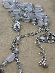Small Lot of Jewelry Bracelets, Necklaces, & Rings. Religious and Other Styles