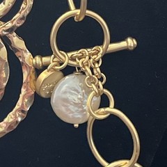 Jewelry lot Gold Tone Estate Finds Vtg To Now Necklaces Chains Bracelets Fashion