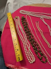 Vintage Fake Pearls Glass And Vintage Clasp Some Silver