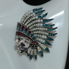 Fashiona Retro Rhinestone Brooch Corsage Brooch Women Men Jewelry Gift