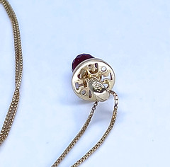10k Yellow Gold Baby Pacifier PENDANT CHARM 20″ x 0.5mm Chain