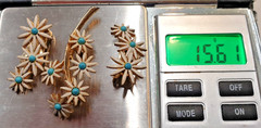 Elizabeth Reimer Vintage & Incredibly Desirable Brooch & Earrings Set… So Rare