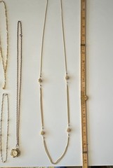 VTG and Modern 16 Piece Costume Jewelry Lot Variety Materials
