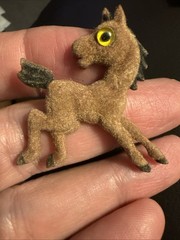 8 Vintage Miscellaneous Pins/Brooches- Scuffed Or Missing Stone/s. See Pictures