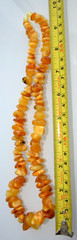 ✅52cm = 54gr RUSSIAN SOVIET BALTIC AMBER BEAD NECKLACE 琥珀 BRACELET STONE PENDANT