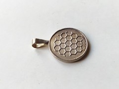 Lalaounis 1996 Sterling Silver Lucky Charm Pendant Minoan Malia Bees Vintage