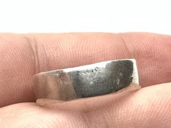 United States of America Quarter Dollar Coin 900 Silver Band Ring ~ Sz. 5.5