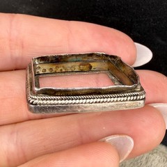 Vintage Sterling Silver Pendant Moon READ