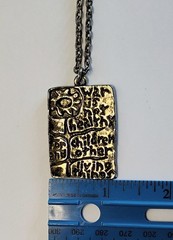 1960s War is Not Healthy for Children and Other Living Things Necklace 24 inches