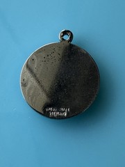 Vintage Enamel United States Coast Guard Sterling Silver Charm Pendant 4.4g