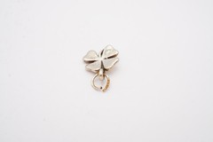 Vintage Sterling Silver 925 Four Leaf Clover Charm